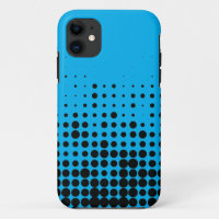 Modern, playful, urban geometric circle pattern