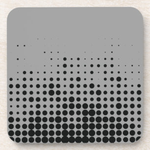 Modern, playful, urban geometric circle pattern coaster