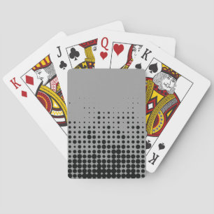 Modern, playful, urban geometric circle pattern playing cards