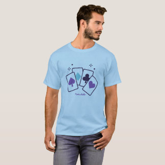 Modern Playing Cards Graphic T-Shirt