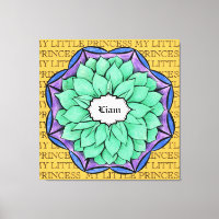 MODERN POINSETTIA in BLUE