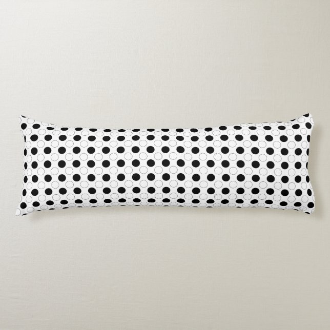 Modern Polka Dots Body Cushion (Front)