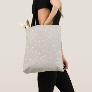 Modern Polka Dots Girly Trendy Fashionable Yoga Tote Bag