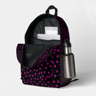 Modern Polka Dots Printed Backpack