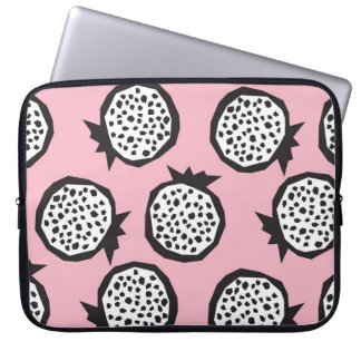 Modern Pomegranate: Abstract Seamless Style Laptop Sleeve