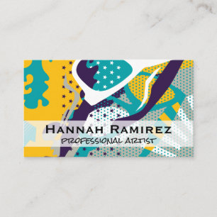 Modern Pop Art Business Card