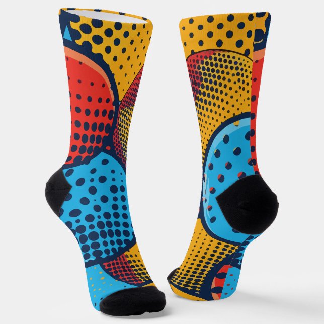 Modern Pop art  Socks (Angled)
