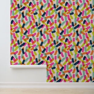 Modern Pop Colourful Confetti Wallpaper