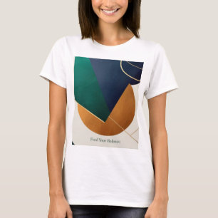 Modern poster minimalist with overlapping triangle T-Shirt