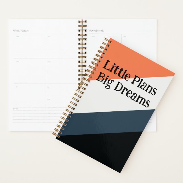 Modern Power Planner – Orange, Navy & Grey Theme (Display)