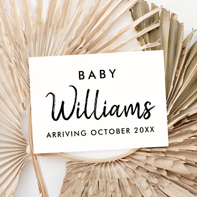 Modern Pregnancy Announcement Card (Creator Uploaded)