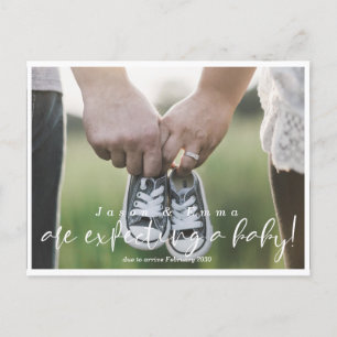 Modern Pregnancy Announcements Postcard