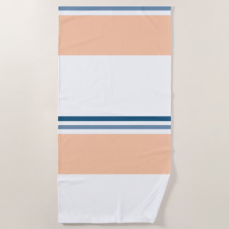 Modern Preppy Pattern Beach Towel