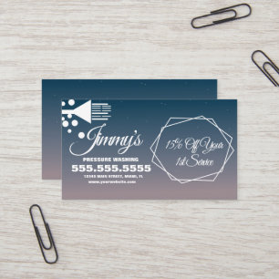 Modern Pressure Washing Company Business Card