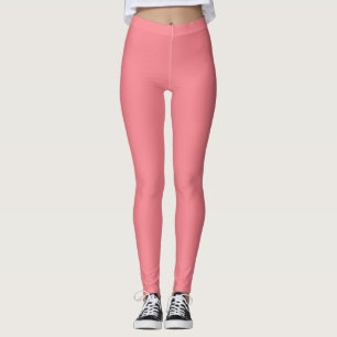 Modern pretty colour block l Vibrant Pink Leggings