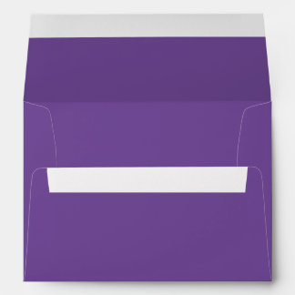 Modern Pretty Solid Colour Purple Envelope