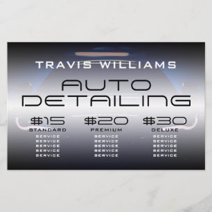 Modern price offer automotive  flyer