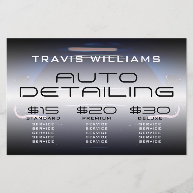 Modern price offer automotive  flyer (Front)