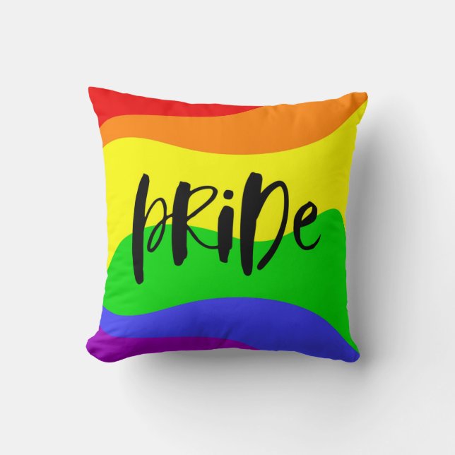 Modern Pride Rainbow Cushion (Front)