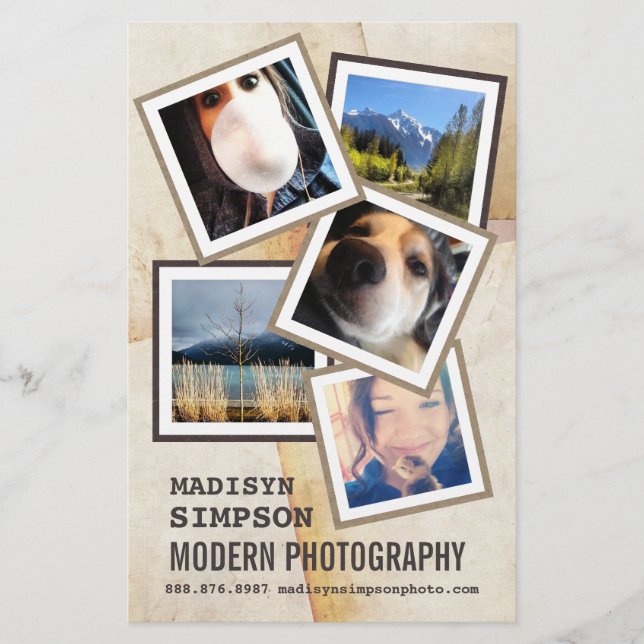 Modern Pro Photographer Advertisment Flyer (Front)