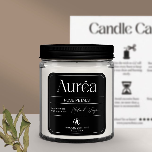 Modern Product Logo Candle Label (Creator Uploaded)