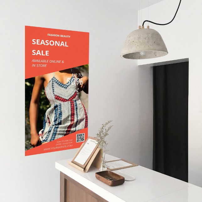 Modern Product Photo In Store Business Marketing Poster (Modern Product Photo In Store Business Marketing Poster)