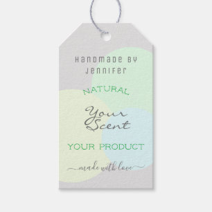 Modern Product Supplies with Pastel Colours Circle Gift Tags