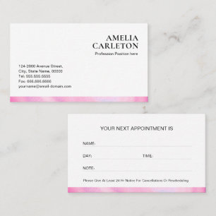 Modern Professional Appointment Card