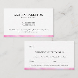 Modern Professional Appointment Card