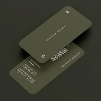 Modern Professional Army Green Simple