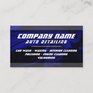 Modern professional automotive business card