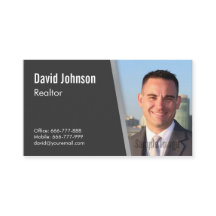 Modern Professional Black Realtor Photo