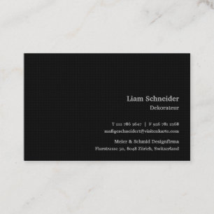 Modern Professional Black squares Business Card