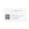 Modern Professional Blush Pink Script Name QR Code