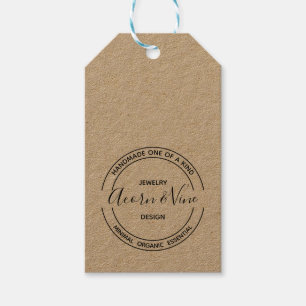 Modern Professional Branding Design   Kraft Gift Tags
