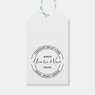 Modern Professional Branding Design Kraft Gift Tags