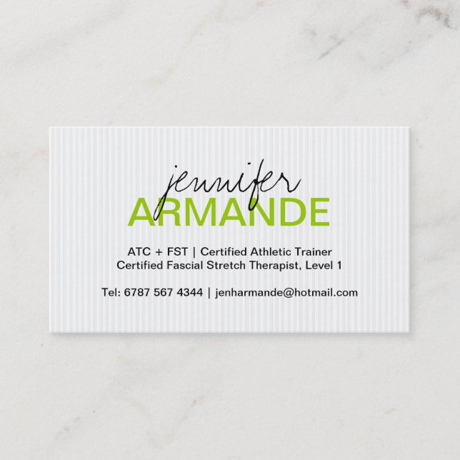 Modern Professional Business Card (Front)