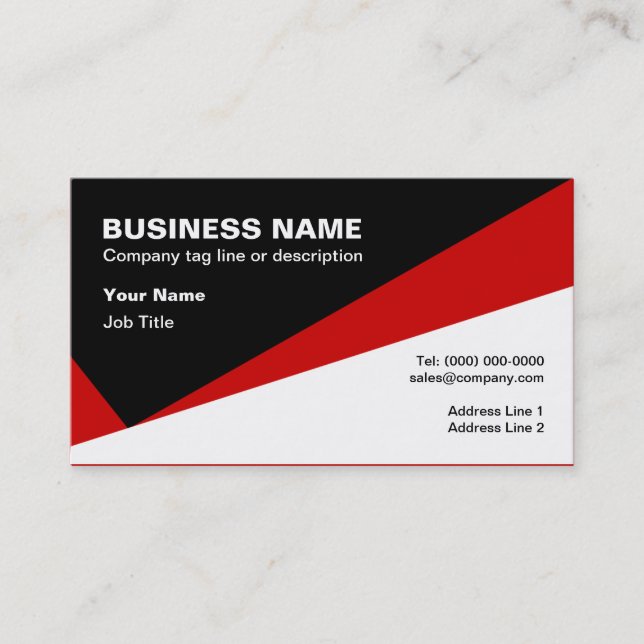 Modern Professional Business Card (Front)