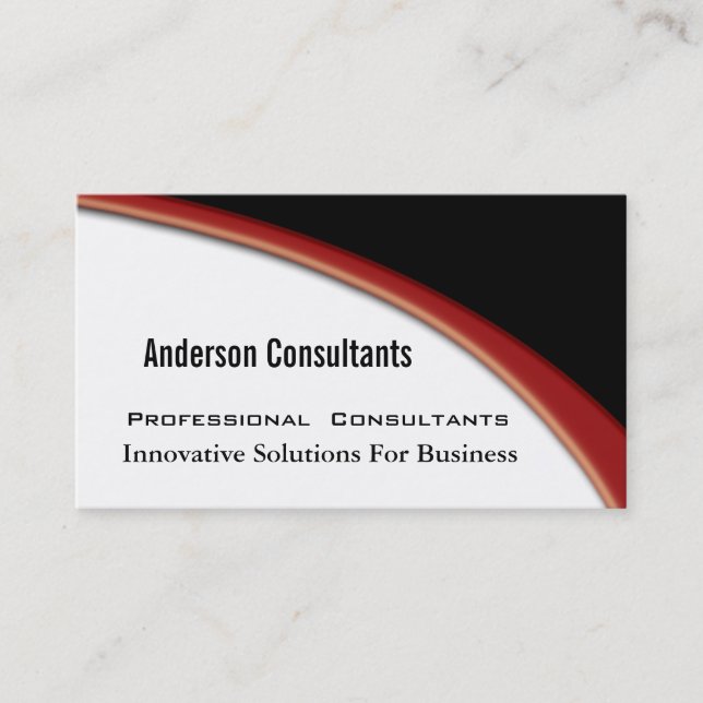 Modern Professional Business Card (Front)
