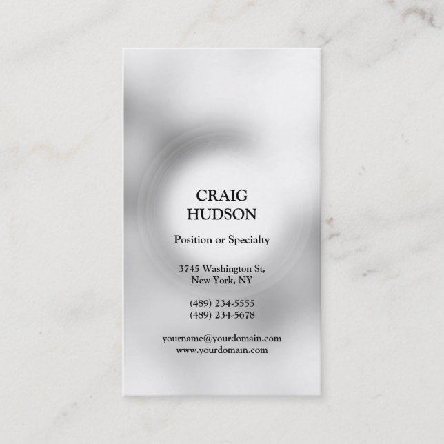 Modern Professional Business Card (Front)