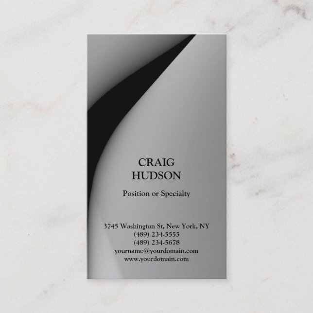 Modern Professional Business Card (Front)