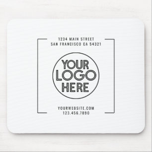 Modern Professional Business Company Custom Logo Mouse Mat