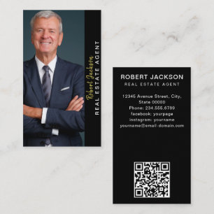 Modern Professional Business Photo Portrait  Card