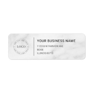 Modern Professional Business Return Address