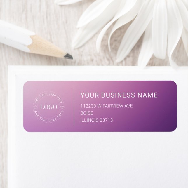 Modern Professional Business Return Address (Insitu)