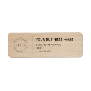Modern Professional Business Return Address