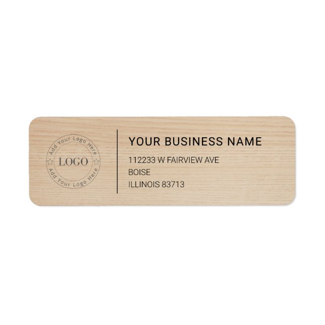 Modern Professional Business Return Address (Front)