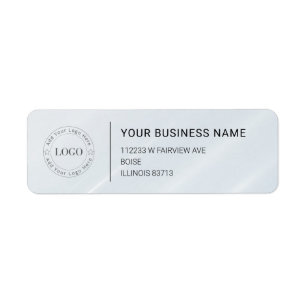 Modern Professional Business Return Address