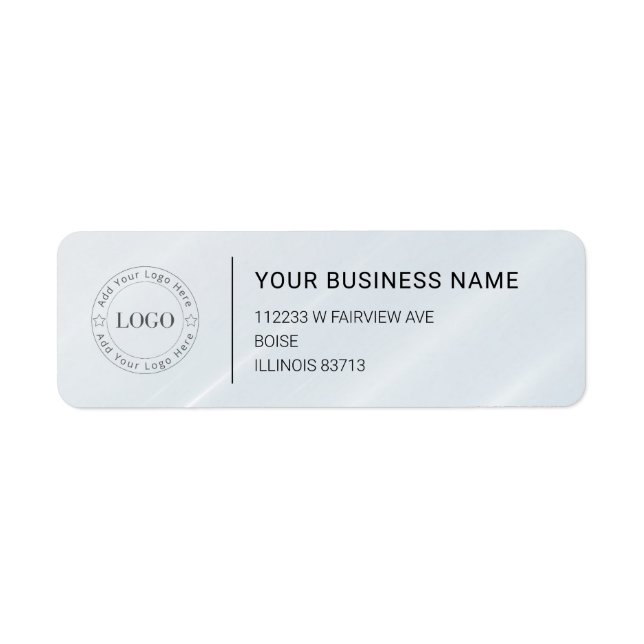 Modern Professional Business Return Address (Front)
