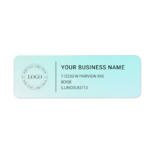 Modern Professional Business Return Address